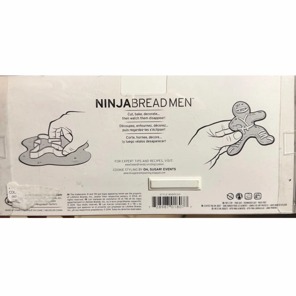 FRED Ninjabread Men Cookie Cutters